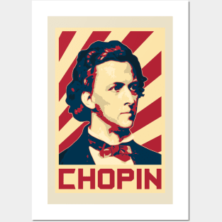 Chopin Retro Propaganda Posters and Art